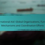International Aid: Global Organizations, Funding Mechanisms and Coordination Efforts