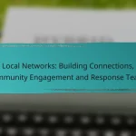 Local Networks: Building Connections, Community Engagement and Response Teams